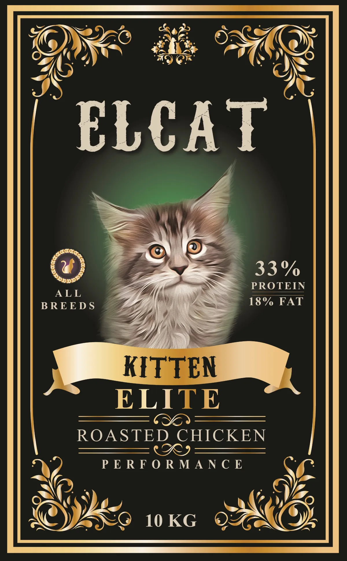 ELCAT® Kitten Performance Cat Nutrition Roasted Chicken Recipe