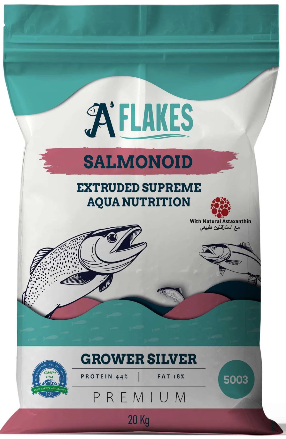 A'FLAKES® Silver Astaxanthin - Salmonoid Grower 5003