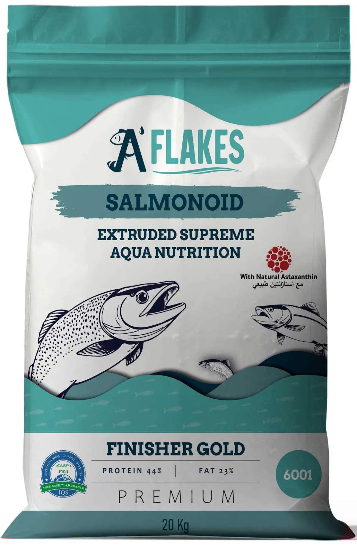 A'FLAKES® Gold Astaxanthin - Salmonoid Finisher 6001