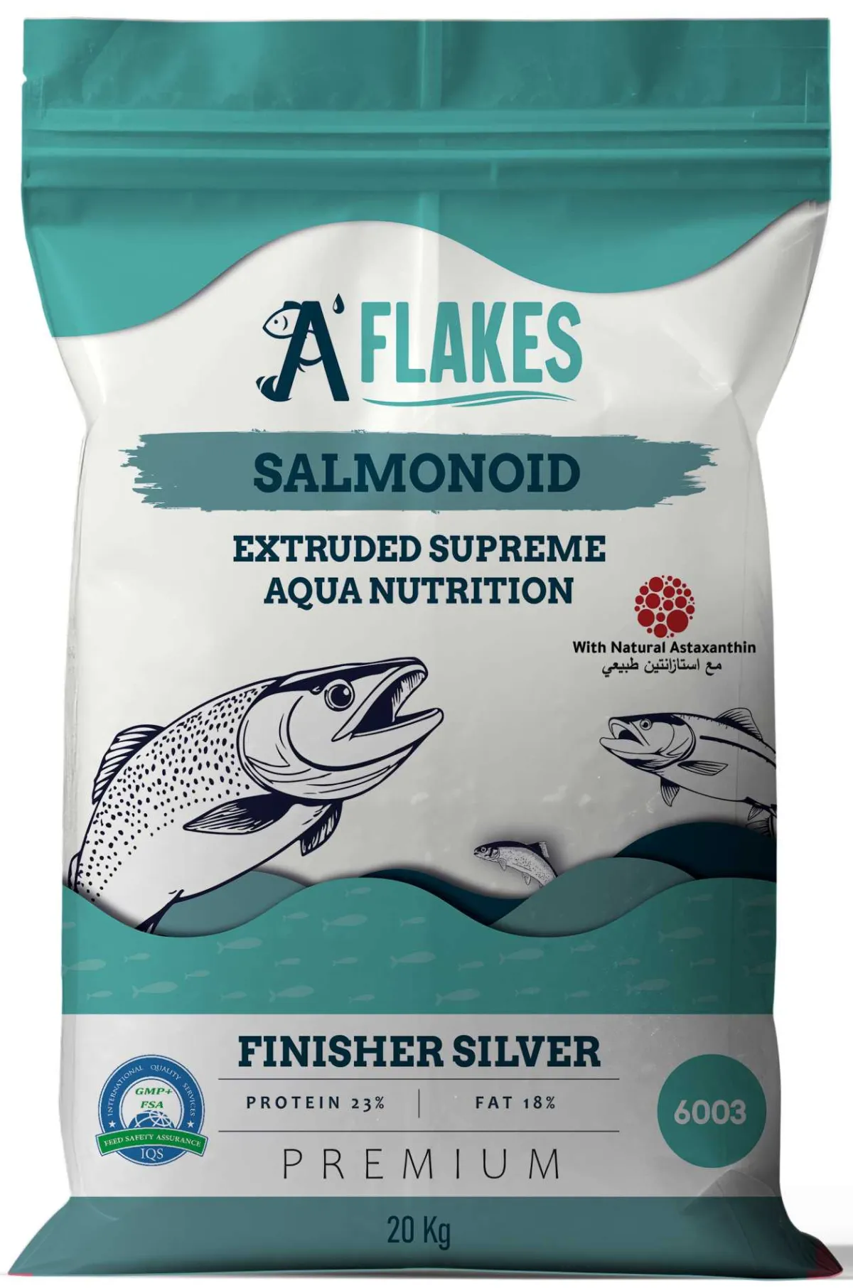 A'FLAKES® Silver Astaxanthin - Salmonoid Finisher 6003