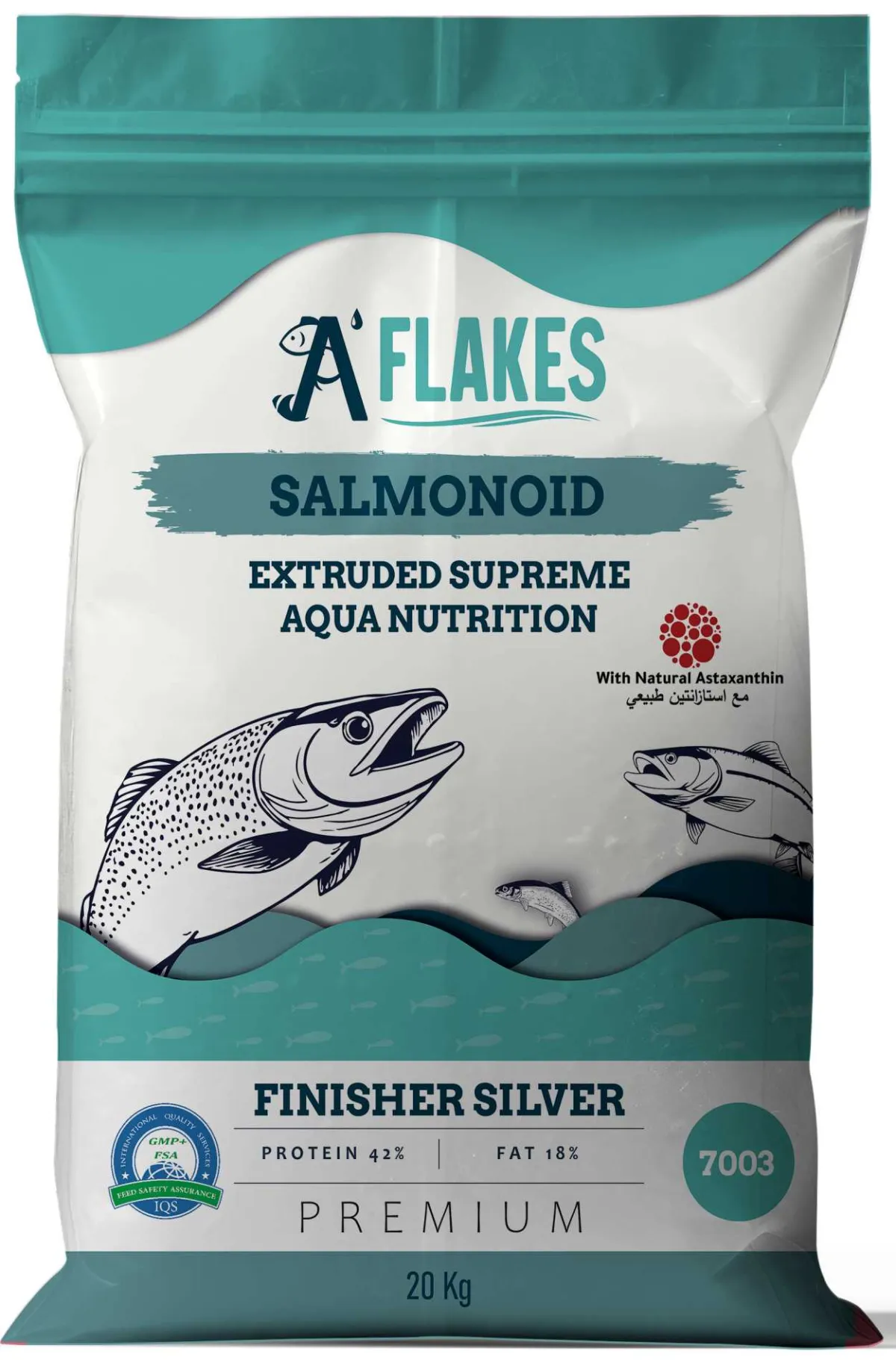 A'FLAKES® Silver Astaxanthin - Salmonoid Finisher 7003
