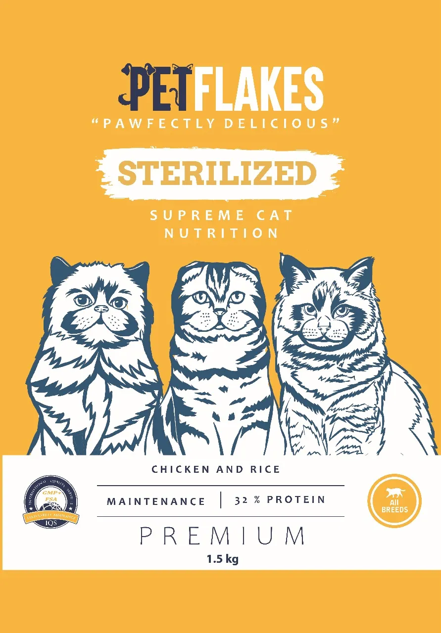 PETFLAKES® Maintenance - Sterilized Cat Food