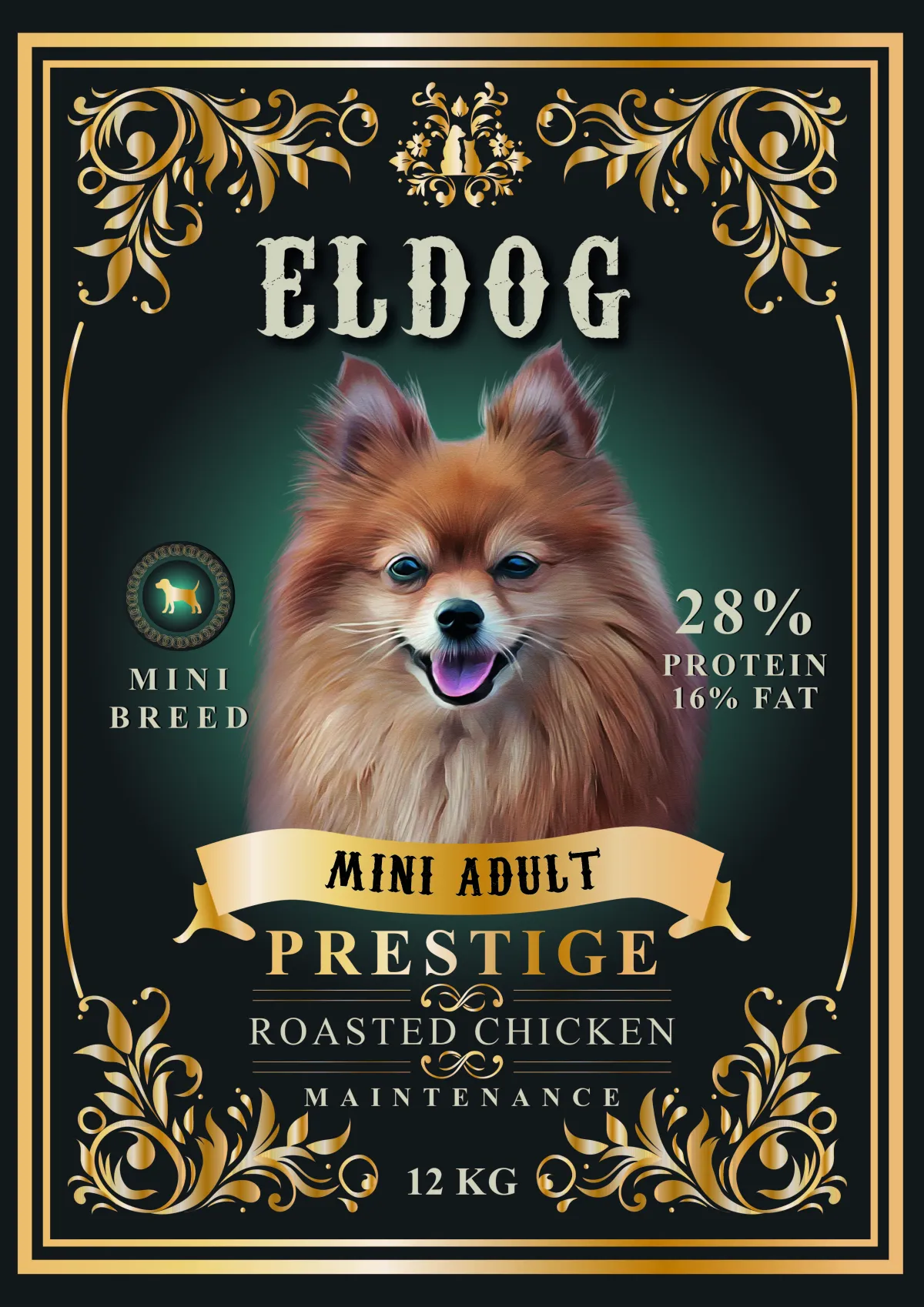 ELDOG® Mini Adult Maintenance Dog Nutrition Roasted Chicken Recipe